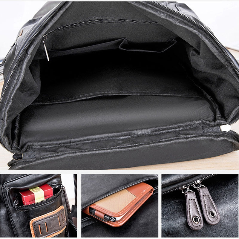 Mochila Executiva em Couro Fiorinni Geneva