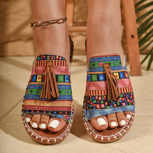 Kit com 2 Pares de Rasteirinhas Confortáveis – Coloridas