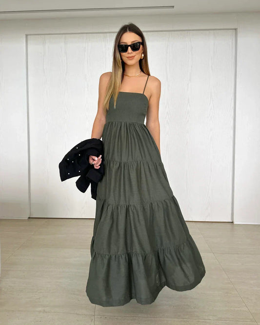 Vestido Longo Madison + Brinde Exclusivo