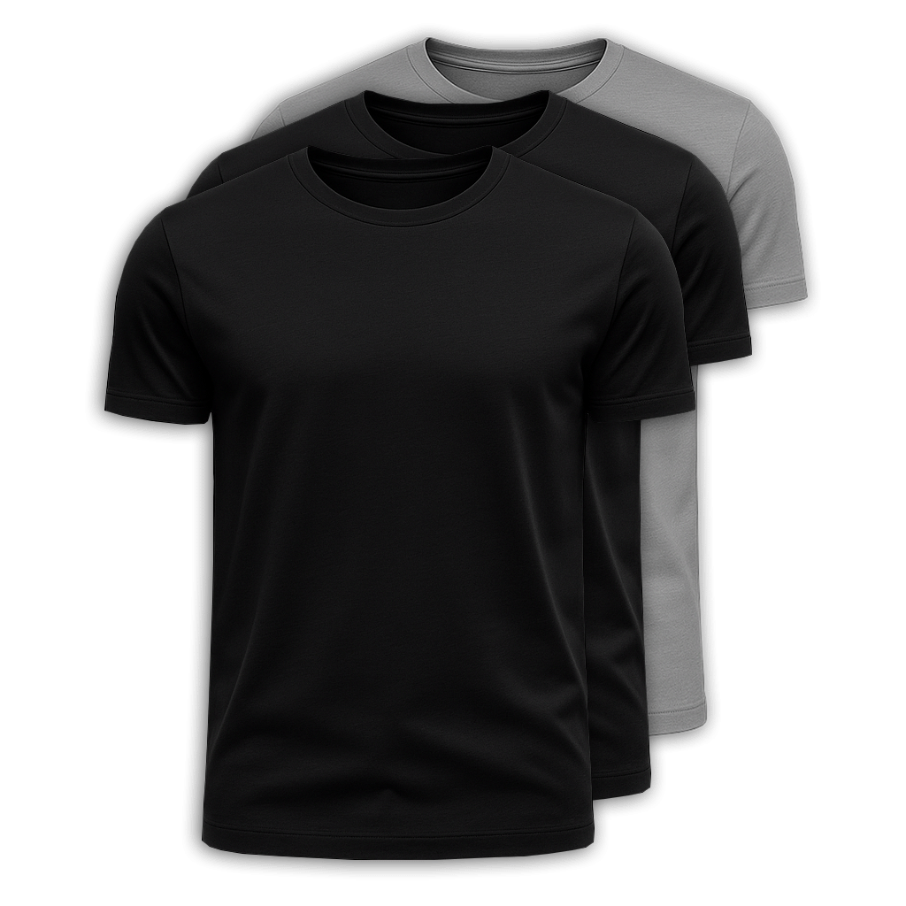 Kit 3 Camisetas Pima Premium Fiorinni