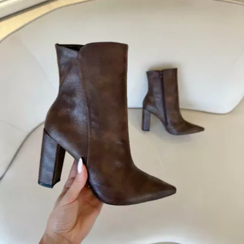 Bota Camilly Napa Destroyed Cacau