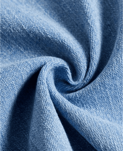 Kit 2 Calças Jeans de Cintura Alta Cruzada