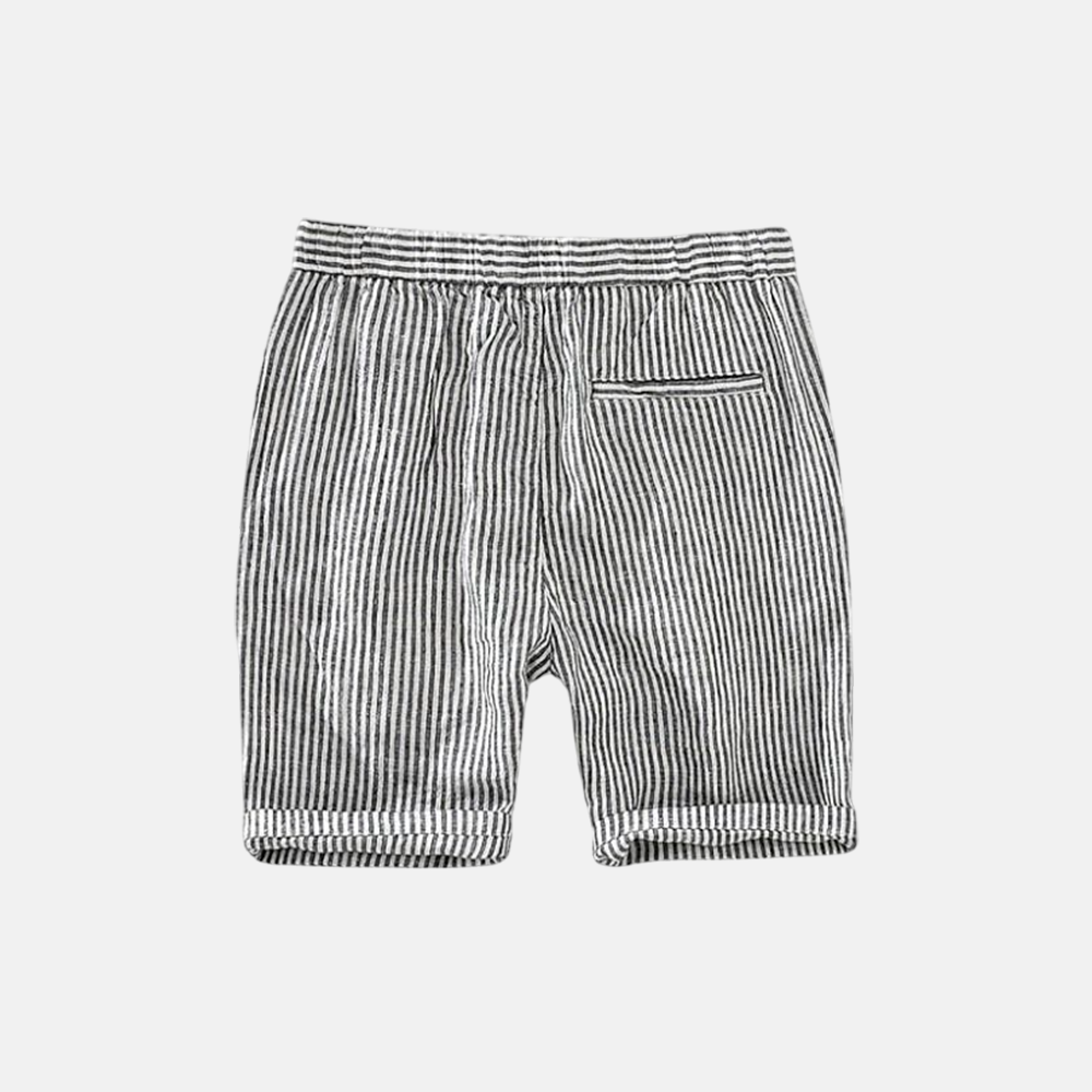 Bermuda Masculina Linho Listrada