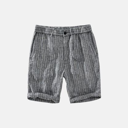 Bermuda Masculina Linho Listrada