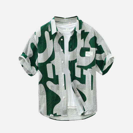 Camisa Manga Curta Fiorinni Laguna