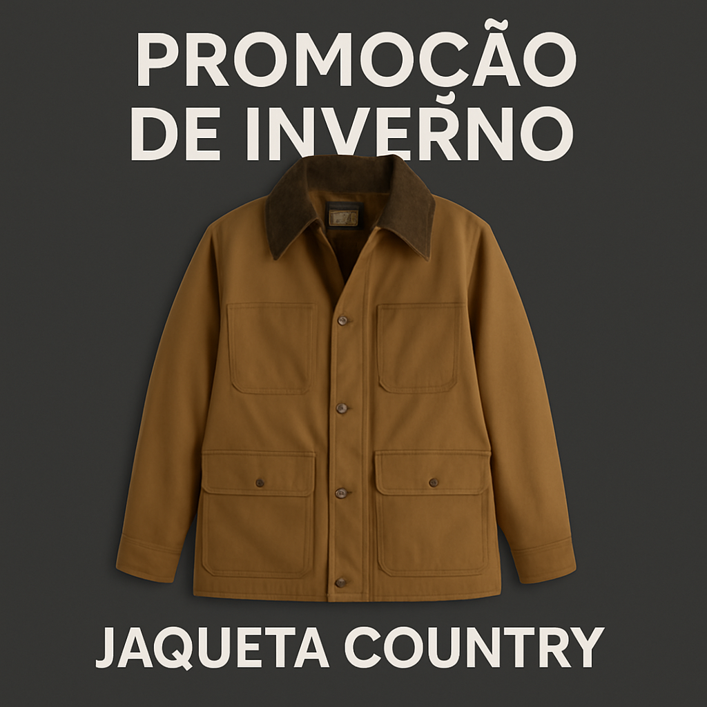 Jaqueta Country Tendência 2025 [PROMOÇÃO DE INVERNO)
