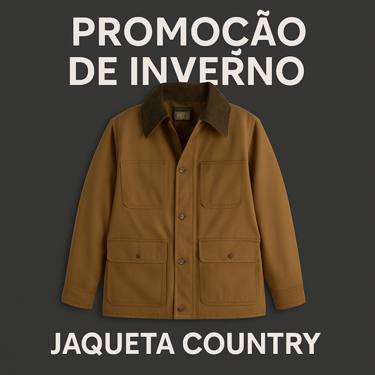 Jaqueta Country Tendência 2025 [PROMOÇÃO DE INVERNO)