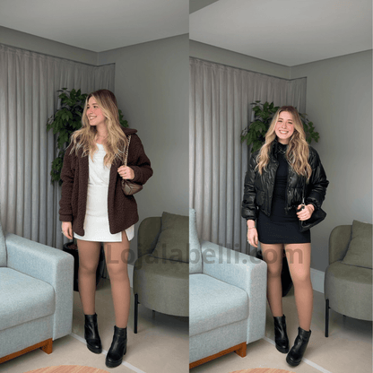 Kit 2 Meias-Calça Forrada Translúcida