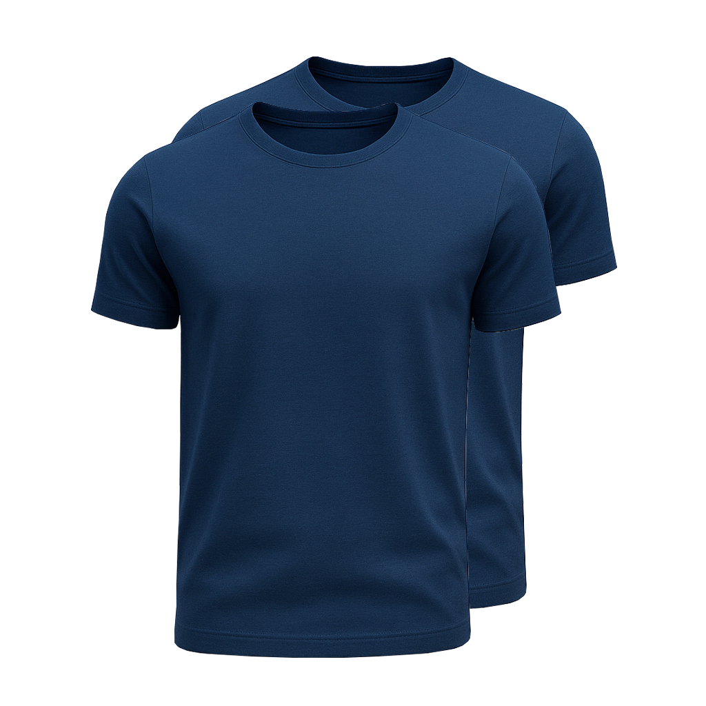 Kit 2 Camisetas Algodão Egípcio Fiorinni