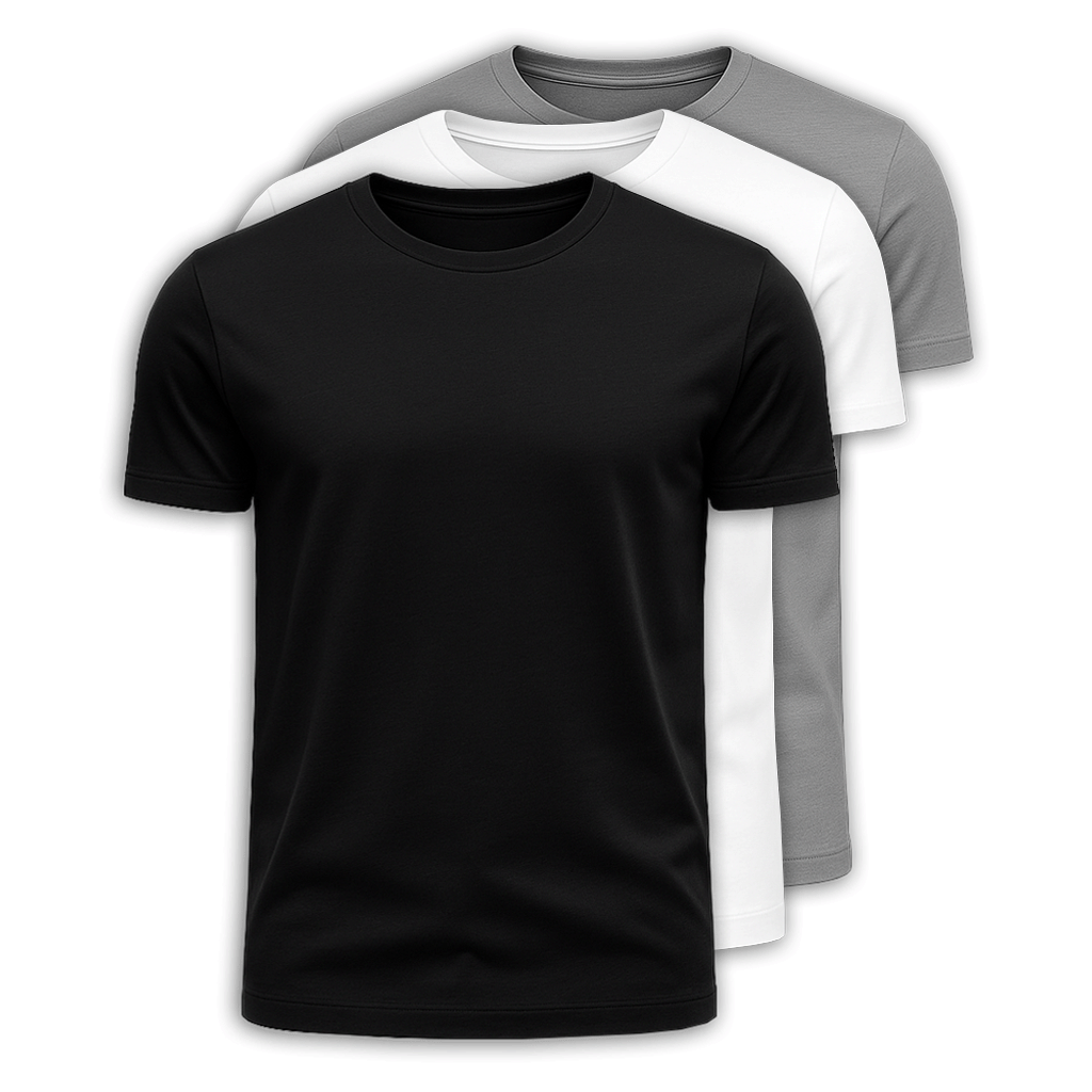 Kit 3 Camisetas Pima Premium Fiorinni