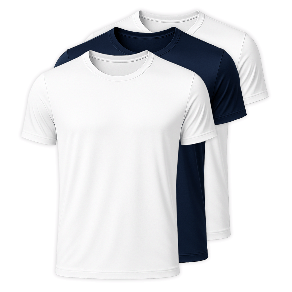 Kit 3 Camisetas Tech Modal Fiorinni