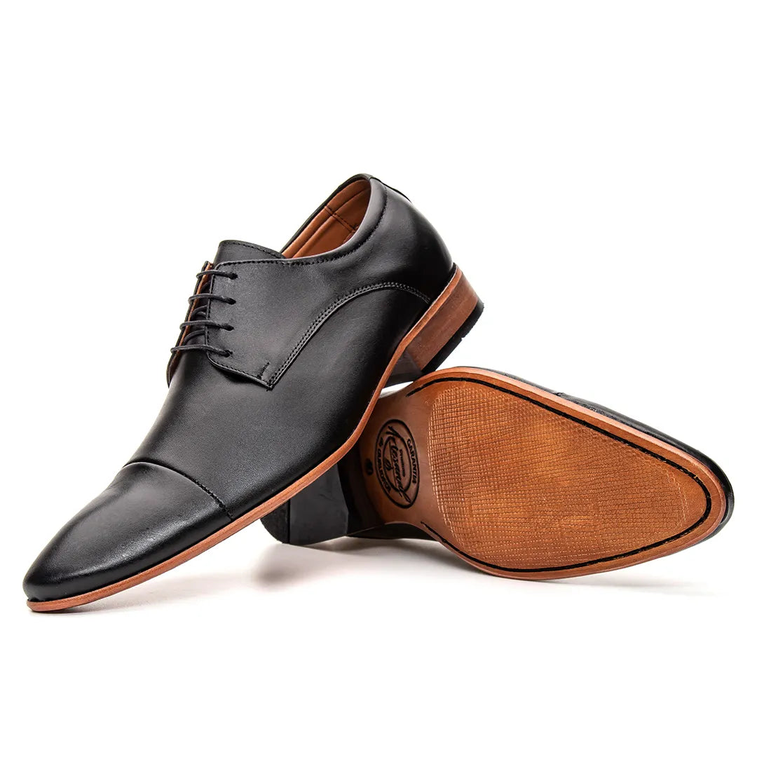 Sapato Harper Social Masculino Derby Preto - 2027