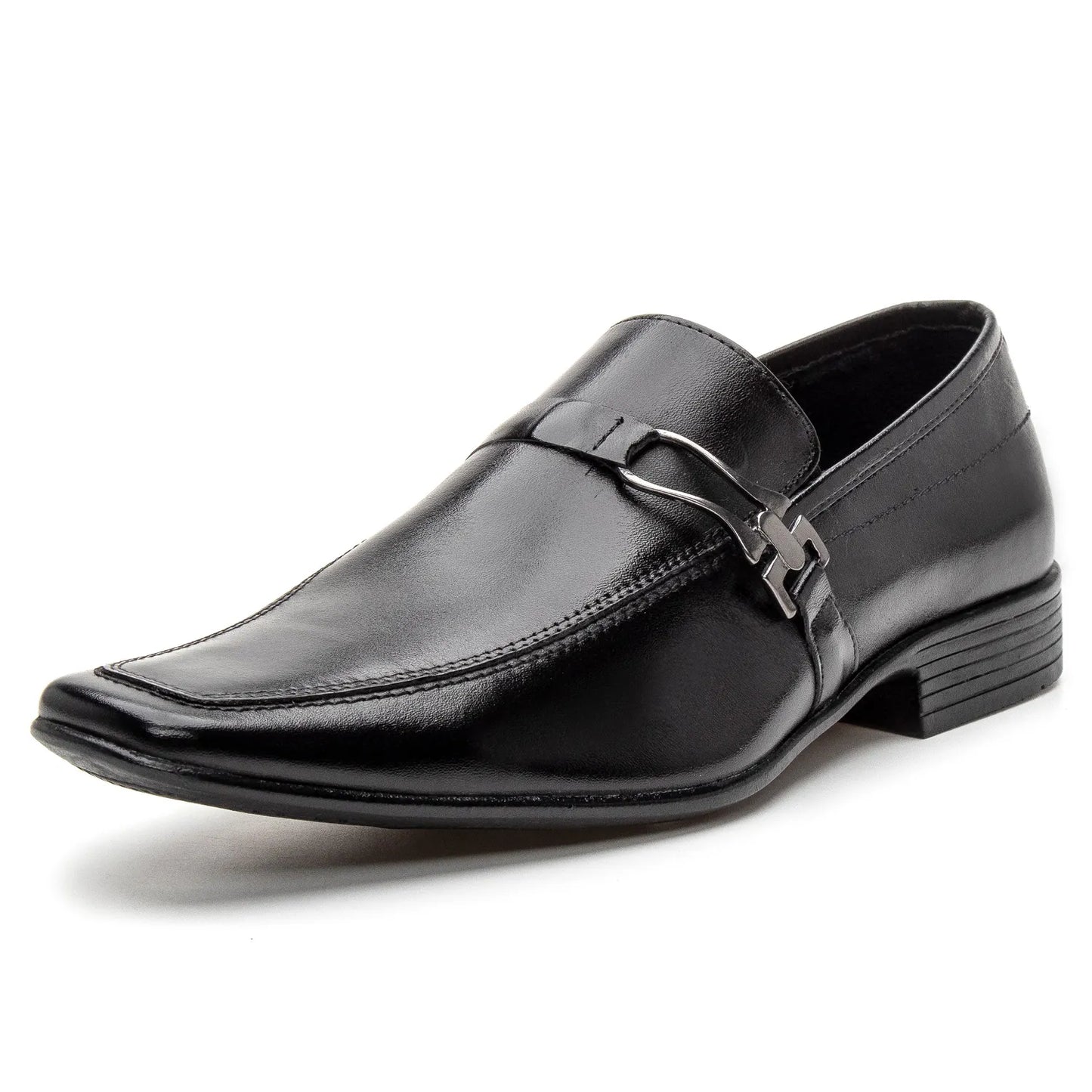 Sapato Social Vanguarda Preto com Fivela - 4603
