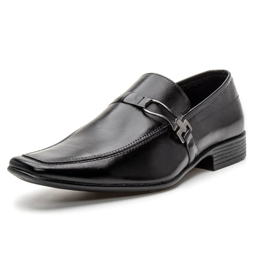 Sapato Social Vanguarda Preto com Fivela - 4603