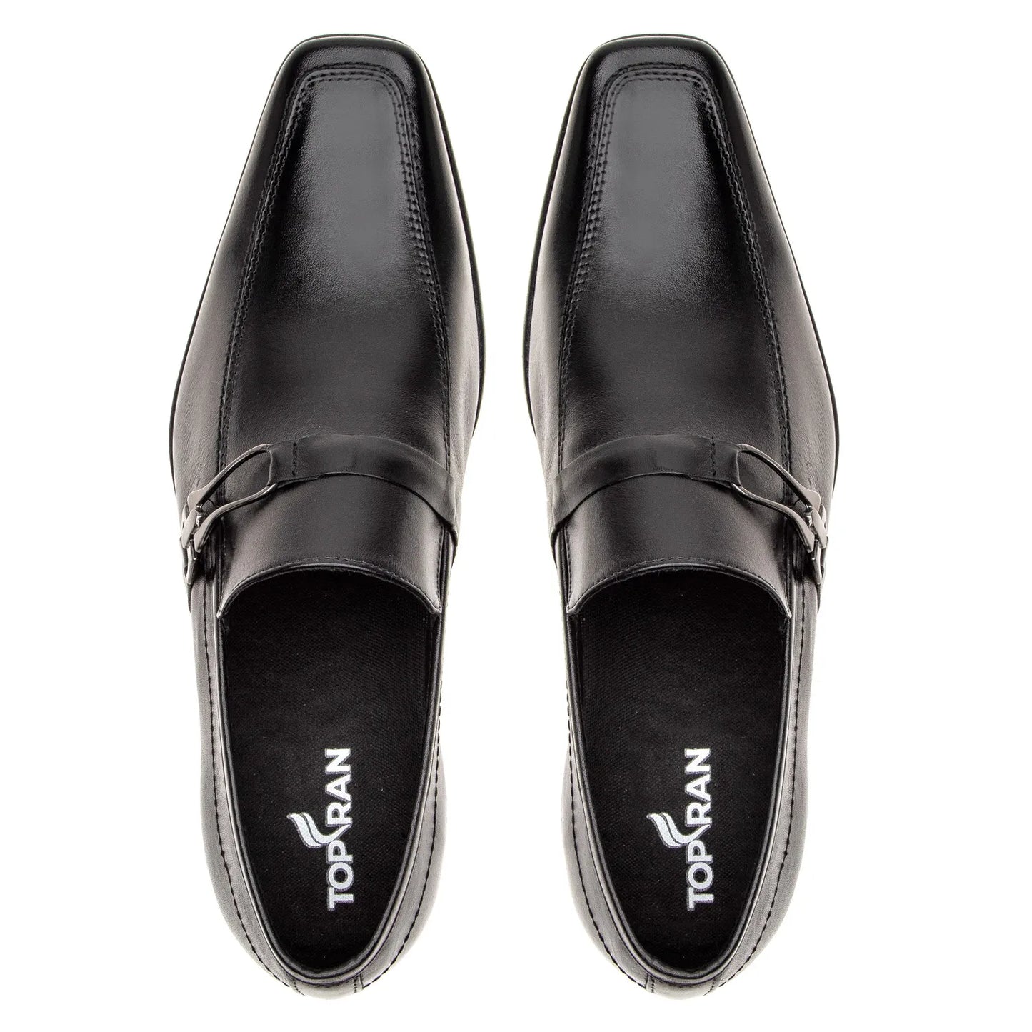 Sapato Social Vanguarda Preto com Fivela - 4603