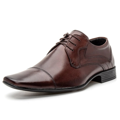 Sapato Social com Cadarço Vanguarda Tabaco - 4604