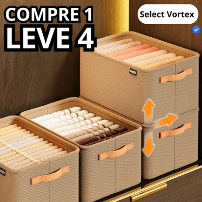 Organizador de Roupas Dobrável - COMPRE 1 LEVE 4 - SOMENTE HOJE ⏰