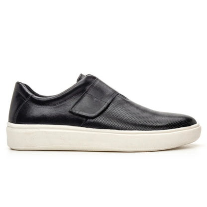 Tênis Casual com Velcro Preto - 5002