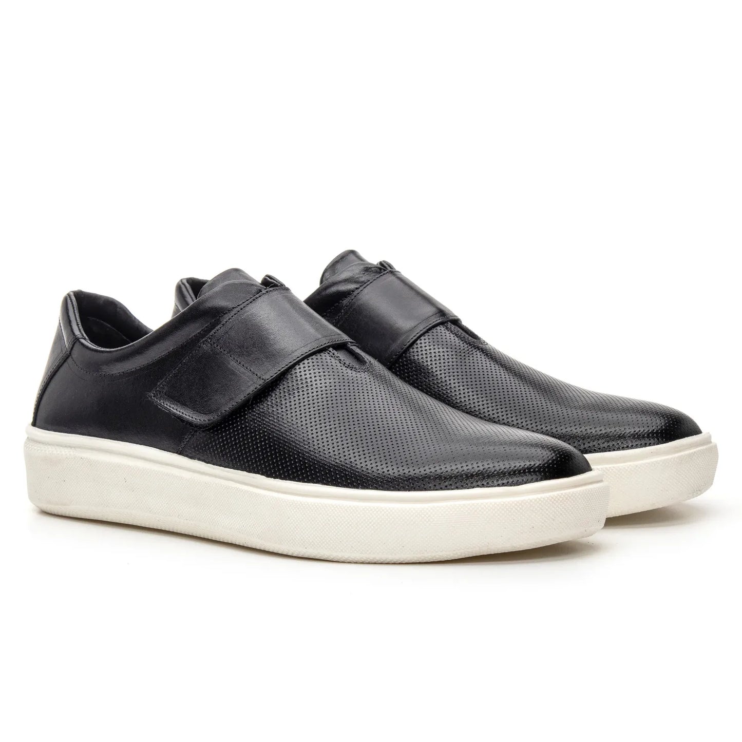 Tênis Casual com Velcro Preto - 5002