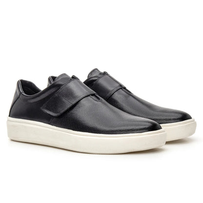 Tênis Casual com Velcro Preto - 5002