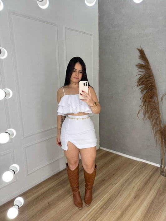 Conjunto babado (2 peças)