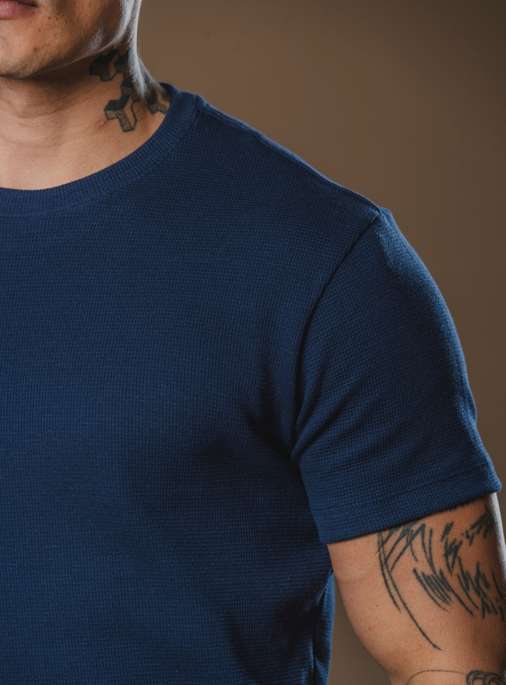 Kit com 5 Camisetas Texturizadas Malha Waffle Milano - Não amassa, não desbota e 0 transparência