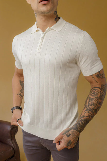 Kit com 3 Polo Zíper Malha Piquet - Não amassa, não desbota e 0 transparência