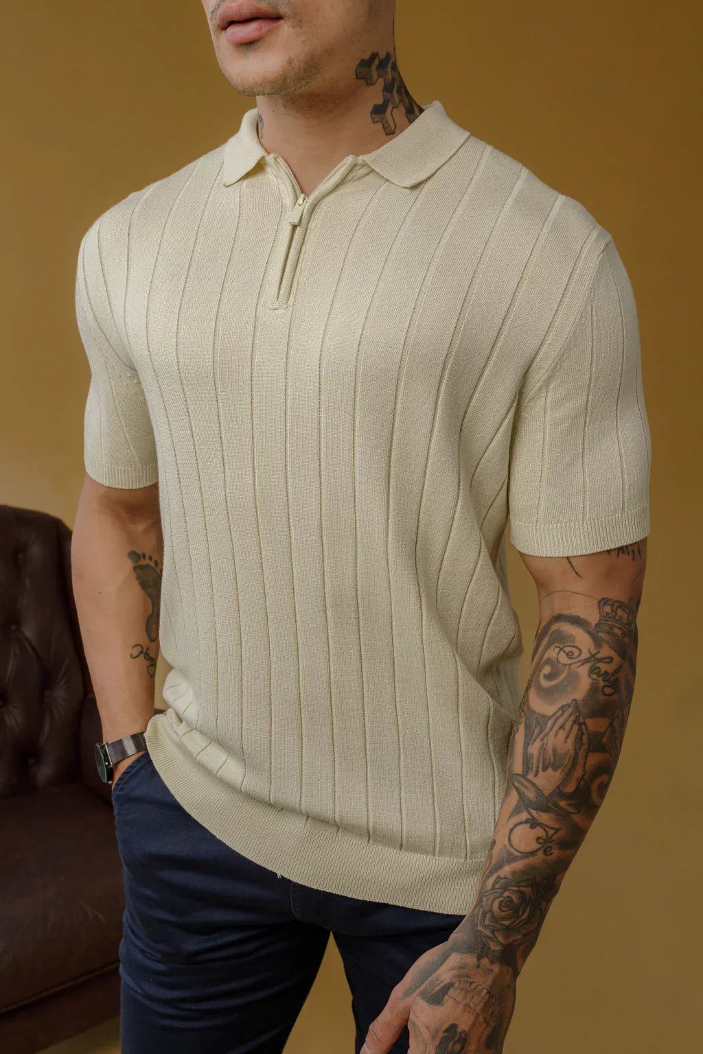 Kit com 3 Polo Zíper Malha Piquet - Não amassa, não desbota e 0 transparência