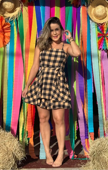 Vestido Andressa Xadrez