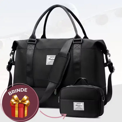 Bolsa-Mala com Bolsos Multifuncionais - Elegância Urbana + BRINDE